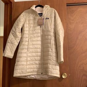 Patagonia Radalie Parka Oyster White XL NWT